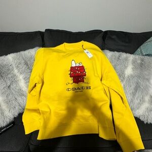Coach Snoopy Crewneck